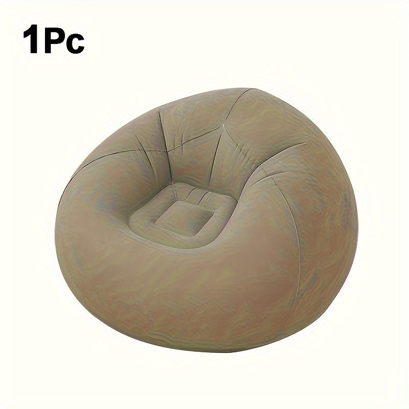 Soft Comfortable Soybean Bean Bag Chair – Inflatable Sofa for Indoor and Outdoor Use