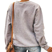 Halloween Pumpkin Print Casual Long Sleeve Hoodie
