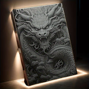 Medium-Sized Sliding Aluminum Alloy Cigarette Case – Holds 20 Hand-Rolled Cigarettes, Ultra-Thin
