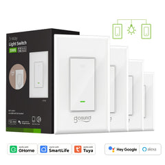 3-Way Wi-Fi Smart Light Switch with Scheduling Timer and Voice Control
