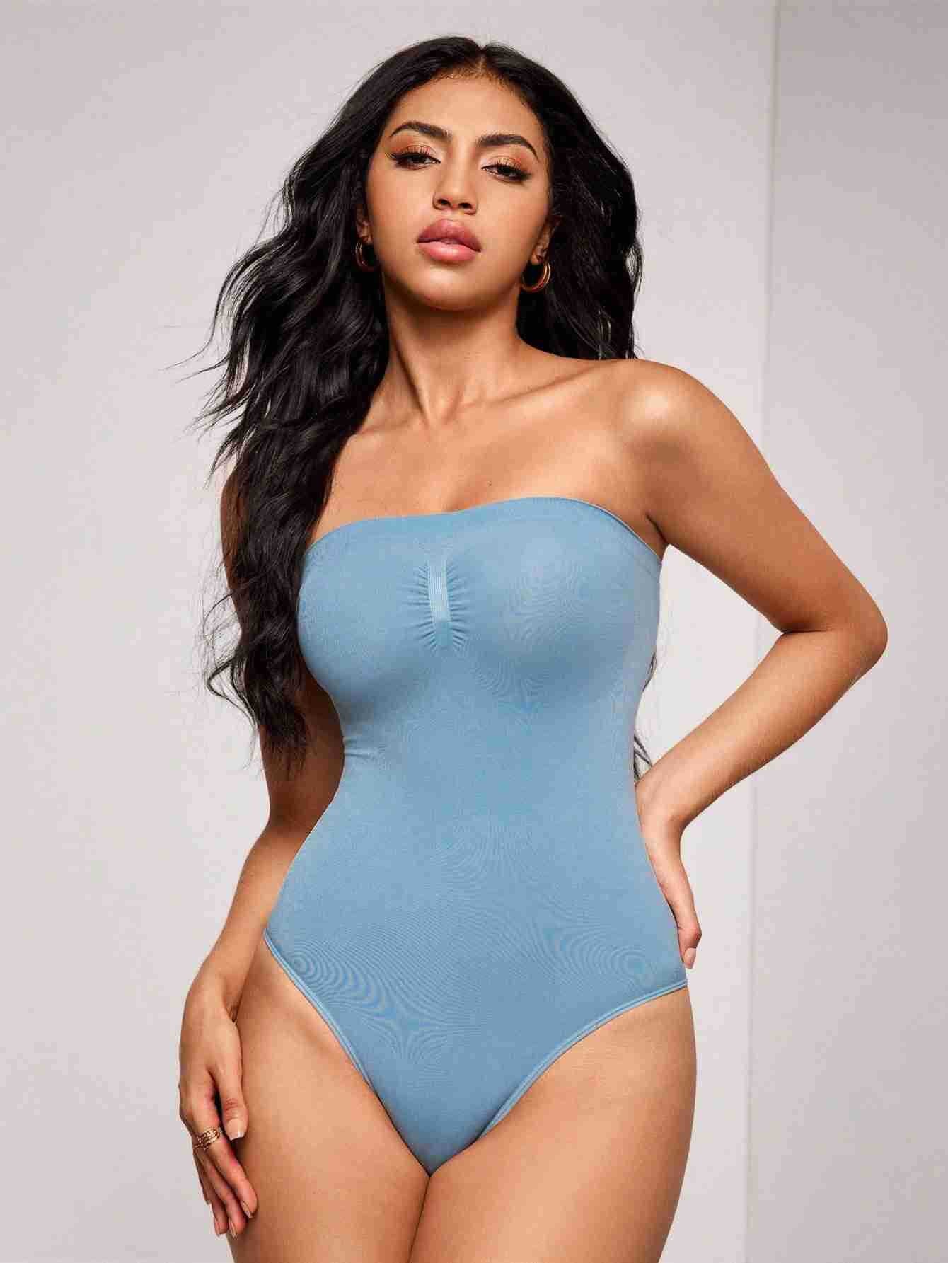 Women's Strapless Body Shaping Jumpsuit