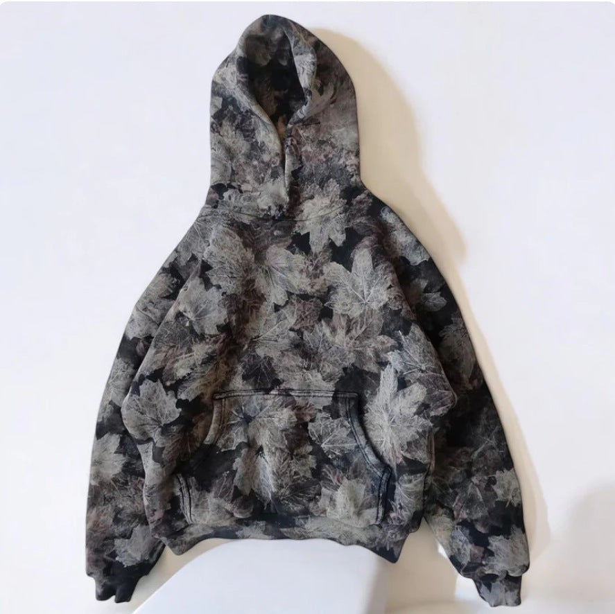 Cozy Butterfly Knit Hooded Sweatshirt