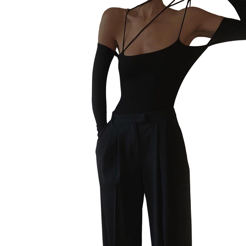 Women's Jumpsuit Long-sleeved T-shirt