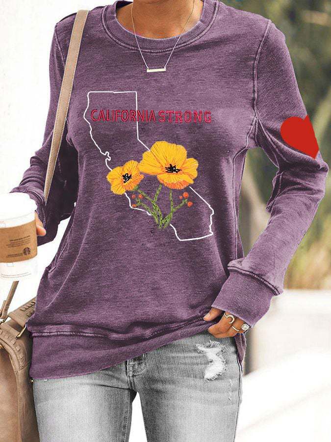 Casual Round Neck Women's Top