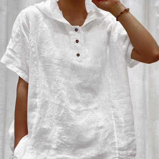 Women's Breathable Polyester Short‑Sleeve Tee – Lightweight & Easy‑Care