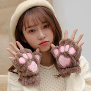 Cozy Warm Half Finger Gloves for Men and Women