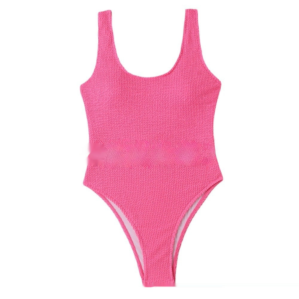 New Siamese Conservative Double-shoulder Strap Women's Swimsuit