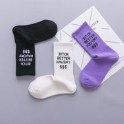 Alphabet Couple Socks