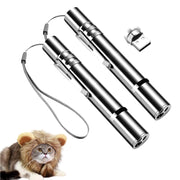 Rechargeable Red Light Chasing Toy for Indoor Cats, 3 Modes & 5 Patterns