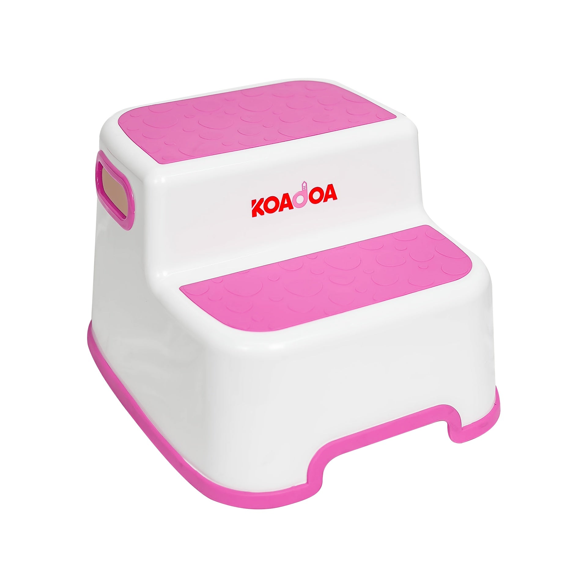 Double Step Stool with Non-Slip Bubble Pad