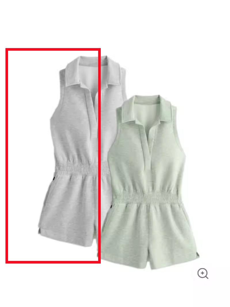 Plus Size Summer Casual Loose Jumpsuit Romper