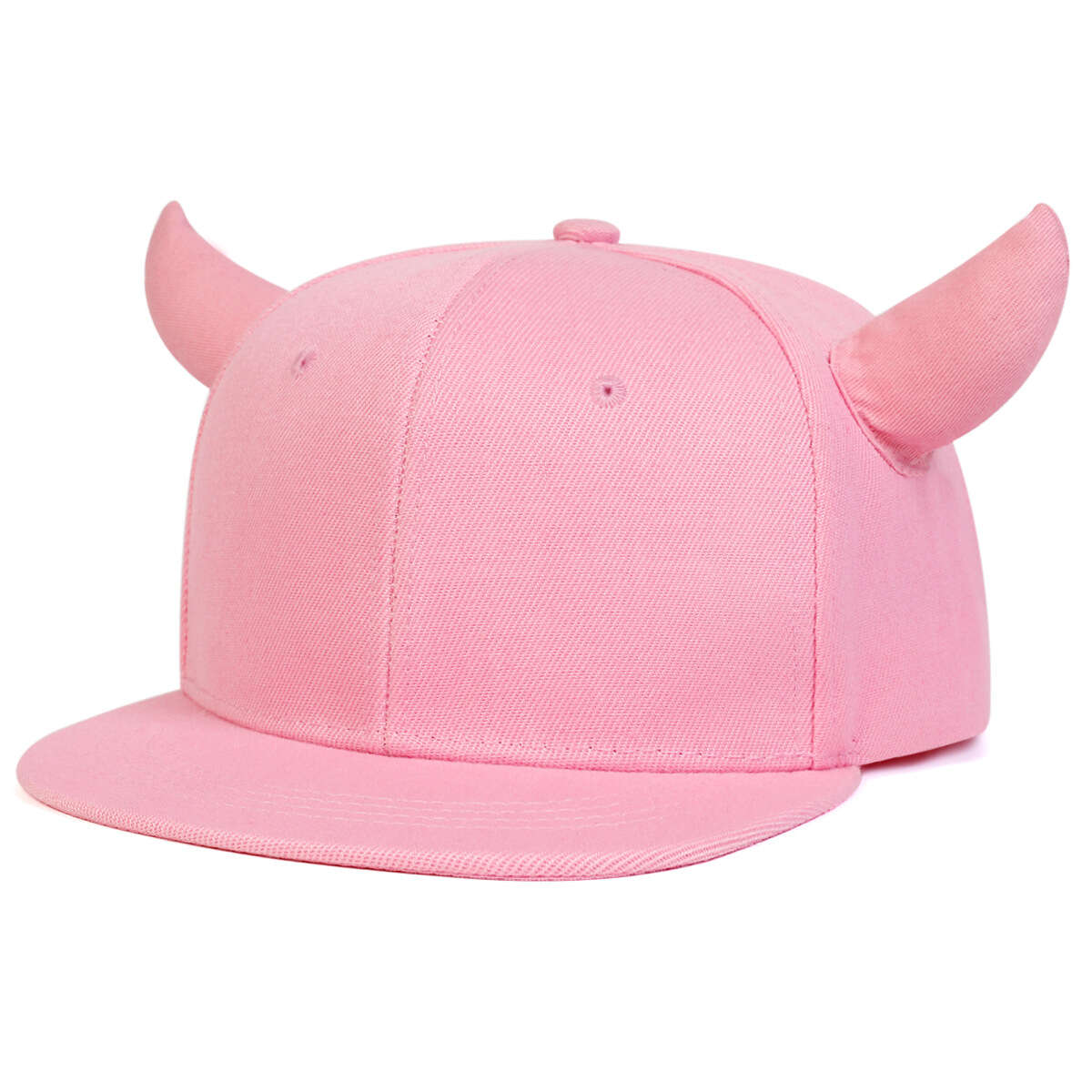 Parent-Child Cartoon Cap Set with Flat Brim