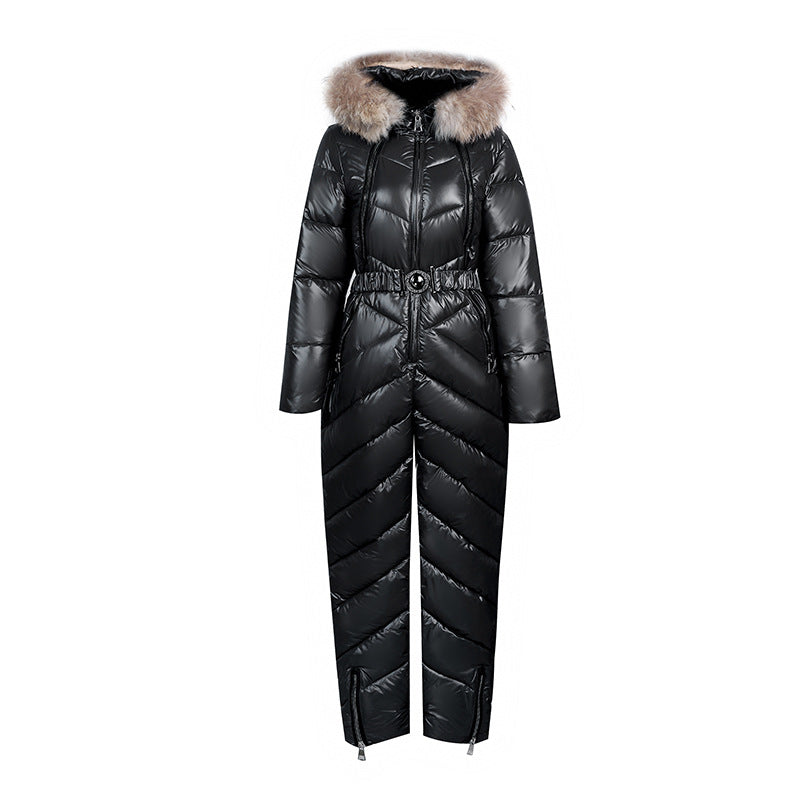 Women's Warm Outdoor Sports Jumpsuit & Snow Romper