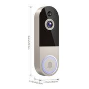 1920P Wireless Doorbell Camera with Night Vision, PIR Motion Sensor, Two-Way Audio and Real-Time Alerts