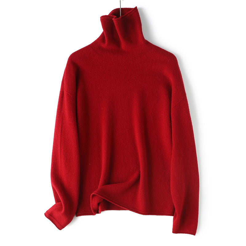 Seamless All-in-one Cashmere Knit Sweater in Dopamine Hues