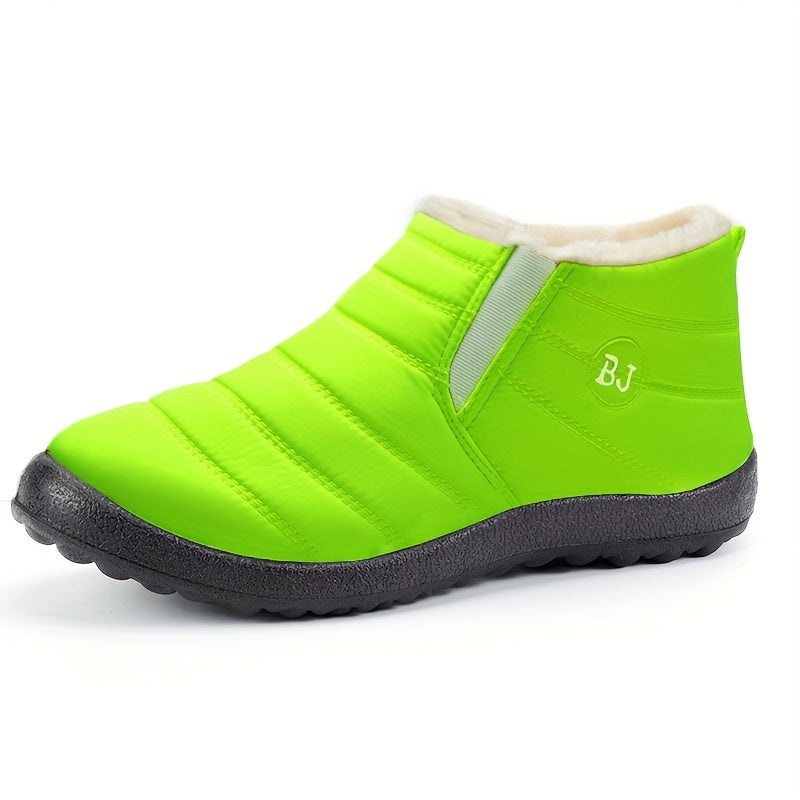 Ultra‑Warm Unisex Winter Boots – Non‑Slip Thick Sole, Arctic Warmth, Low Heel, Round Toe