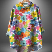 Round-neck Casual Plus-size Womens Summer Short-sleeve Top