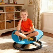 Oversized Anti‑Spinning Sensory Chair for Children – Sturdy Plastic Frame with Non‑Slip Base, Blue, Orange, Red