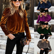 Women's Cozy Bubble Long Sleeve Fashion Sweater