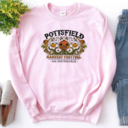 Women's Halloween Pumpkin Print Pullover Sweatshirt