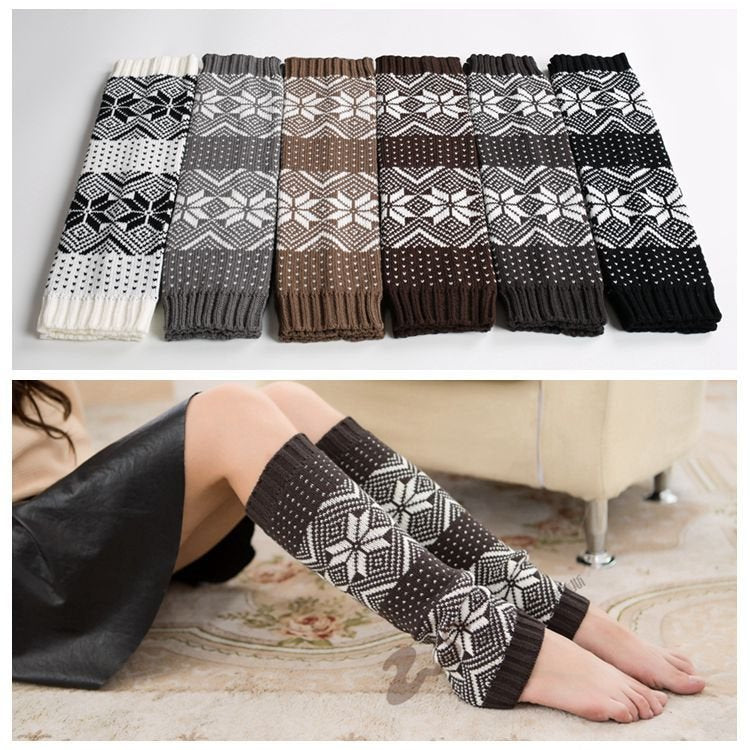 Winter Warmth for Women: Colorful Wool Shoe Covers