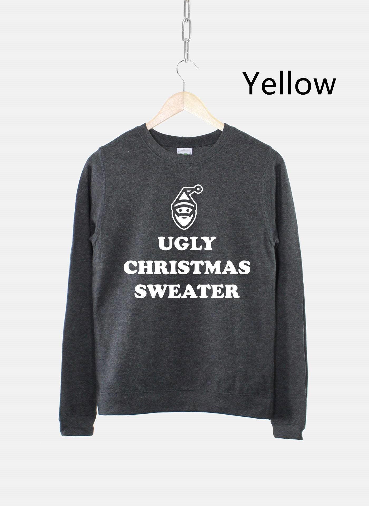 Women's Ugly Christmas Sweater Sweatshirt Bah Humbug Funny