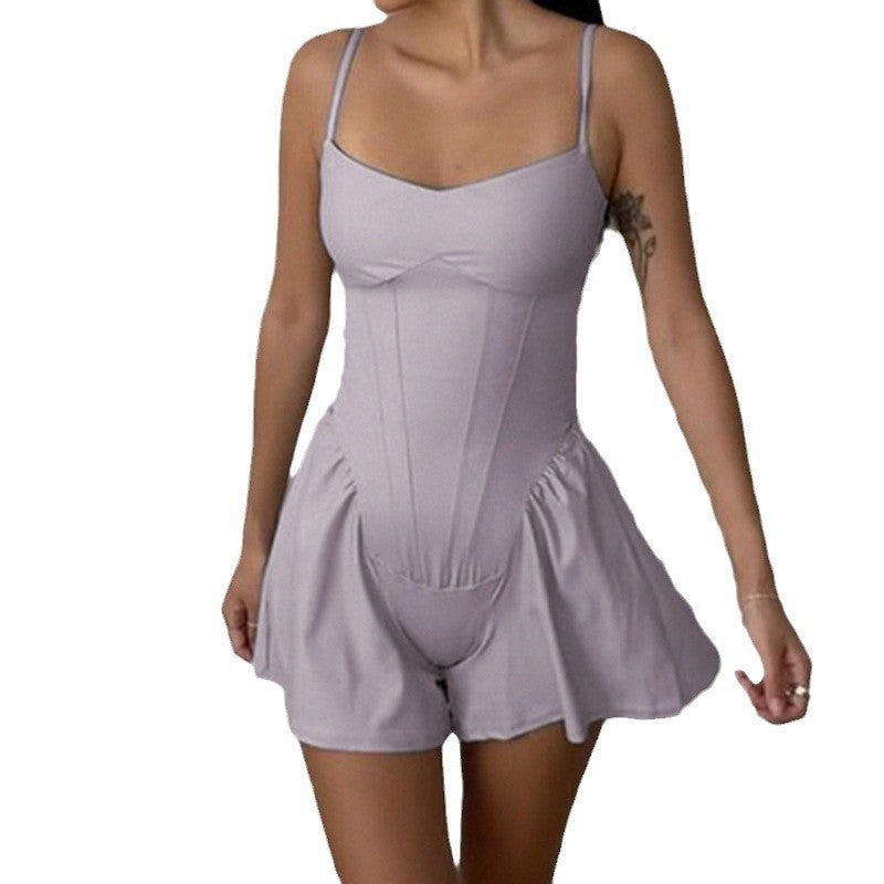 Women's Active Camisole Fitness Jumpsuit