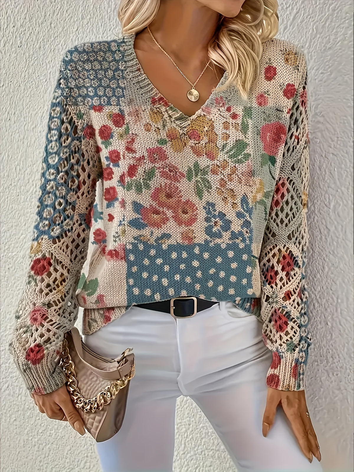 Pullover Long Sleeve Spring and Autumn Sweater