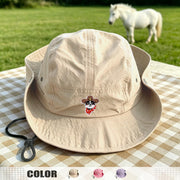 Rainbow Horse Embroidery Western Cowboy Hat for Kids