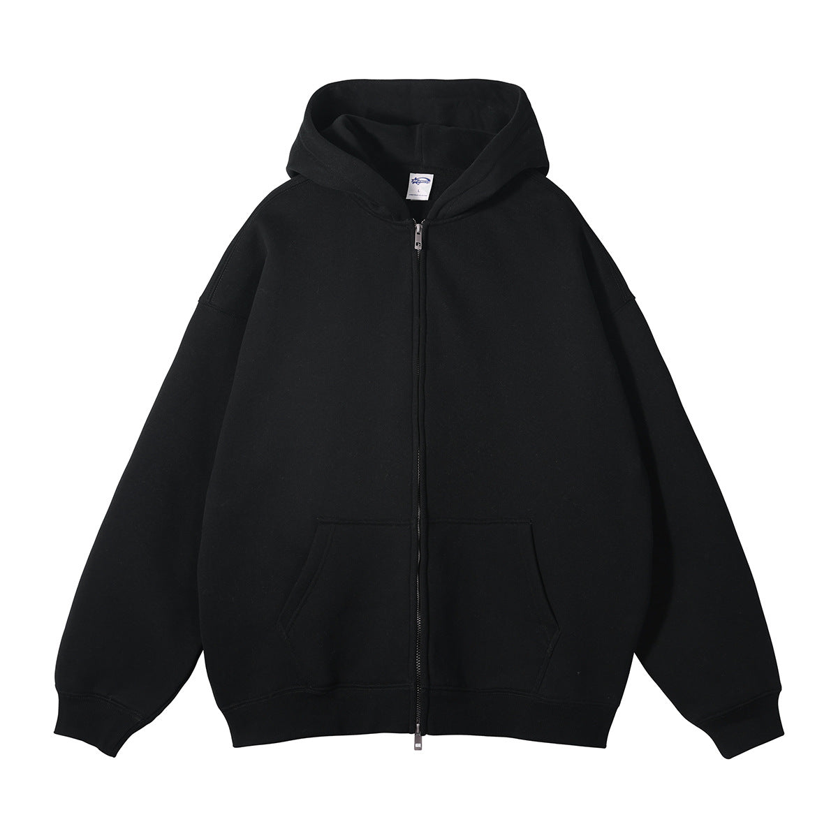 Men's Fleece-Lined Thickened Zip Sweatshirt & Pants Set