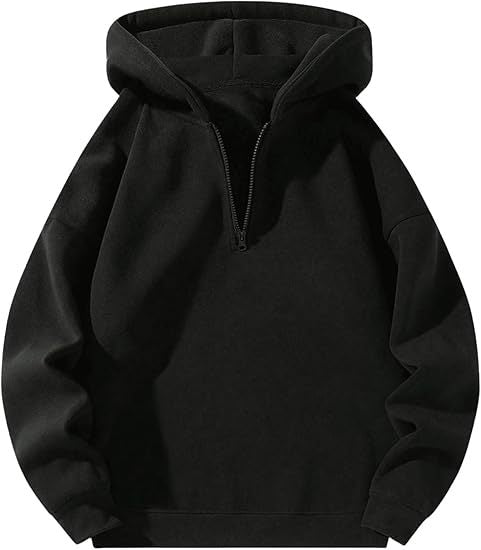 Cozy Fleece-Lined Zip Hoodie for Casual Sporty Comfort