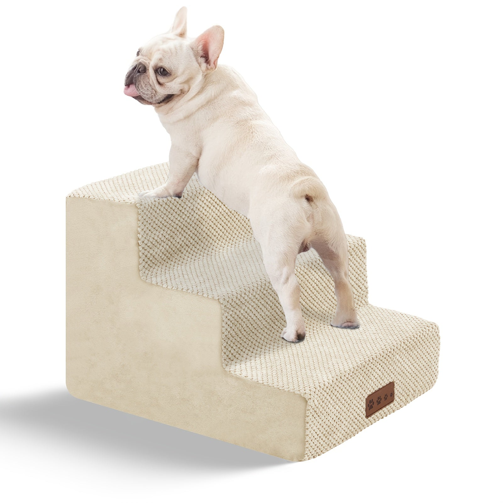 2, 3, 4, 5 Step Dog Stairs - Non-slip, Washable, Pet Stairs For Small/medium/large Dogs