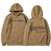Cozy Brushed Pullover Hoodie with Pocket