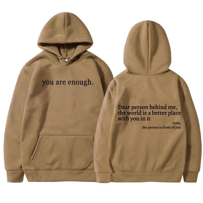 Cozy Brushed Pullover Hoodie with Pocket