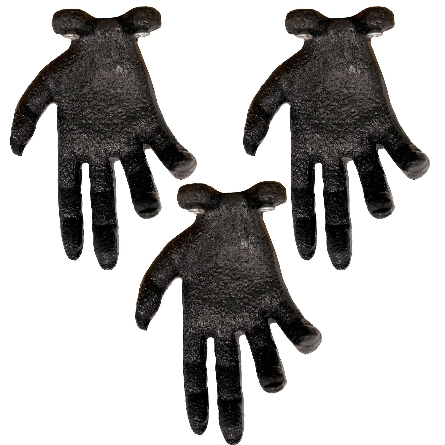 Retro Gothic Hand‑Shaped Cast Iron Wall Hook – Rustic Key and Towel Holder, No‑Drill Installation for Entryway, Bedroom or Bathroom