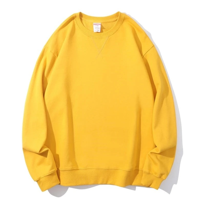 Men's Heavy Cotton Terry Crewneck Pullover Sweater
