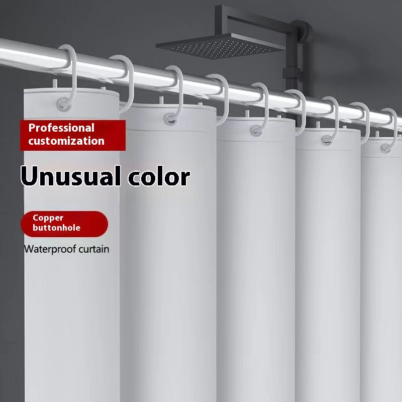 Transparent Bath Curtain Evapeva Waterproof and Mildew-proof Bathroom Shower Room Partition Curtain