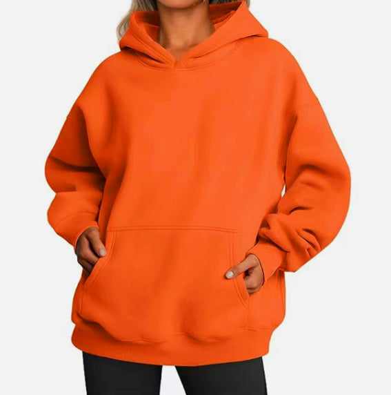 Oversized Hooded Sweatshirt with Pockets