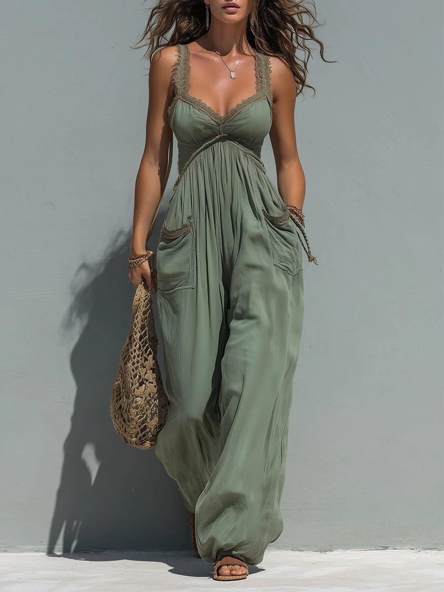 Chic Strapless Wide-Leg Jumpsuit for Women