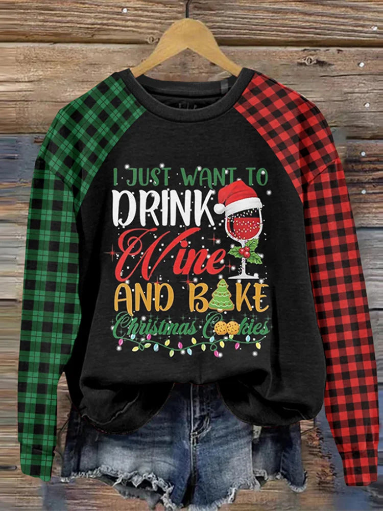 Women's Letter Print Loose Casual Sweatshirt