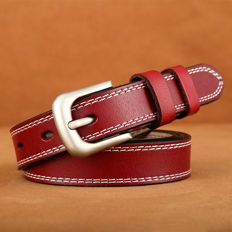 Vintage Leather Belt for Women - Timeless Style