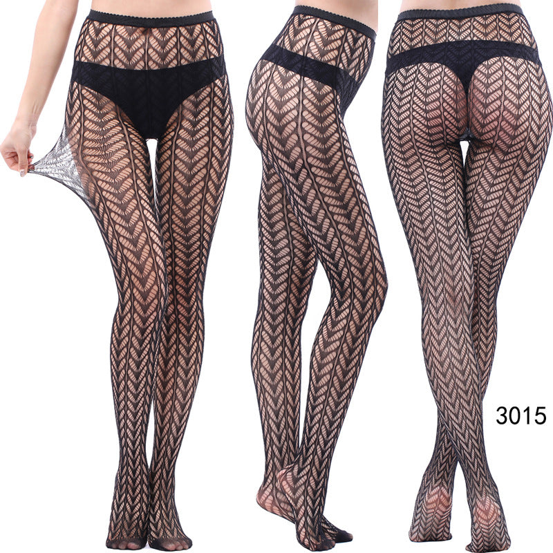 Vintage Tattoo Lace Hollow Net Socks for Women