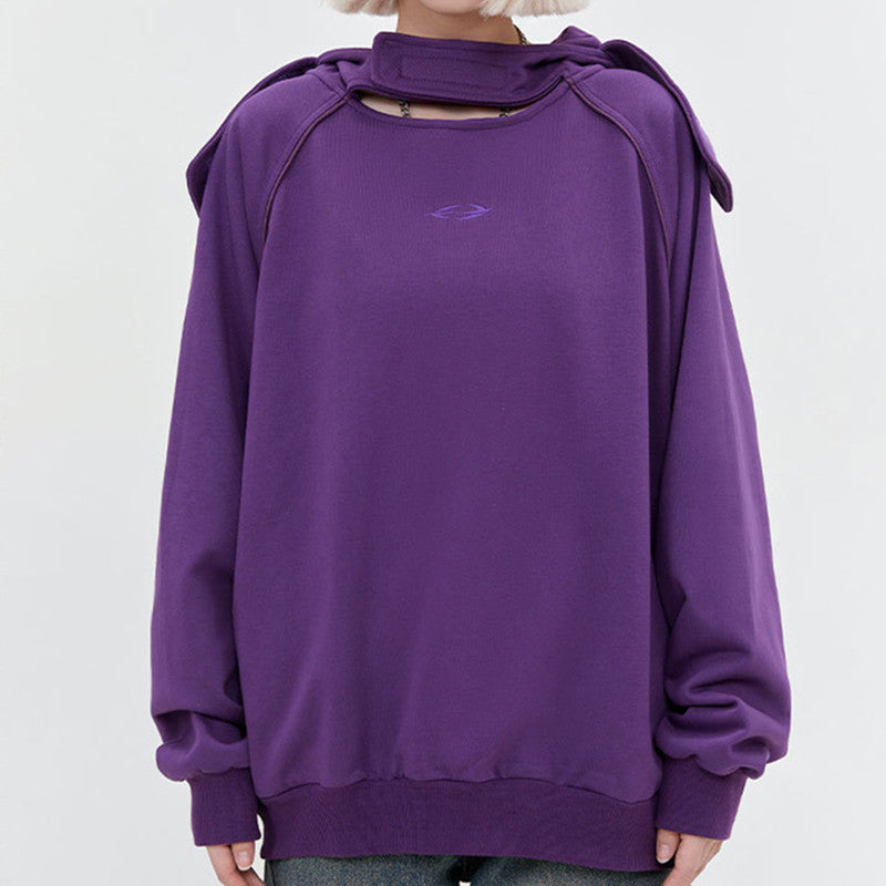 Unisex Streetwear Hooded Pullover Cozy Sweatshirt