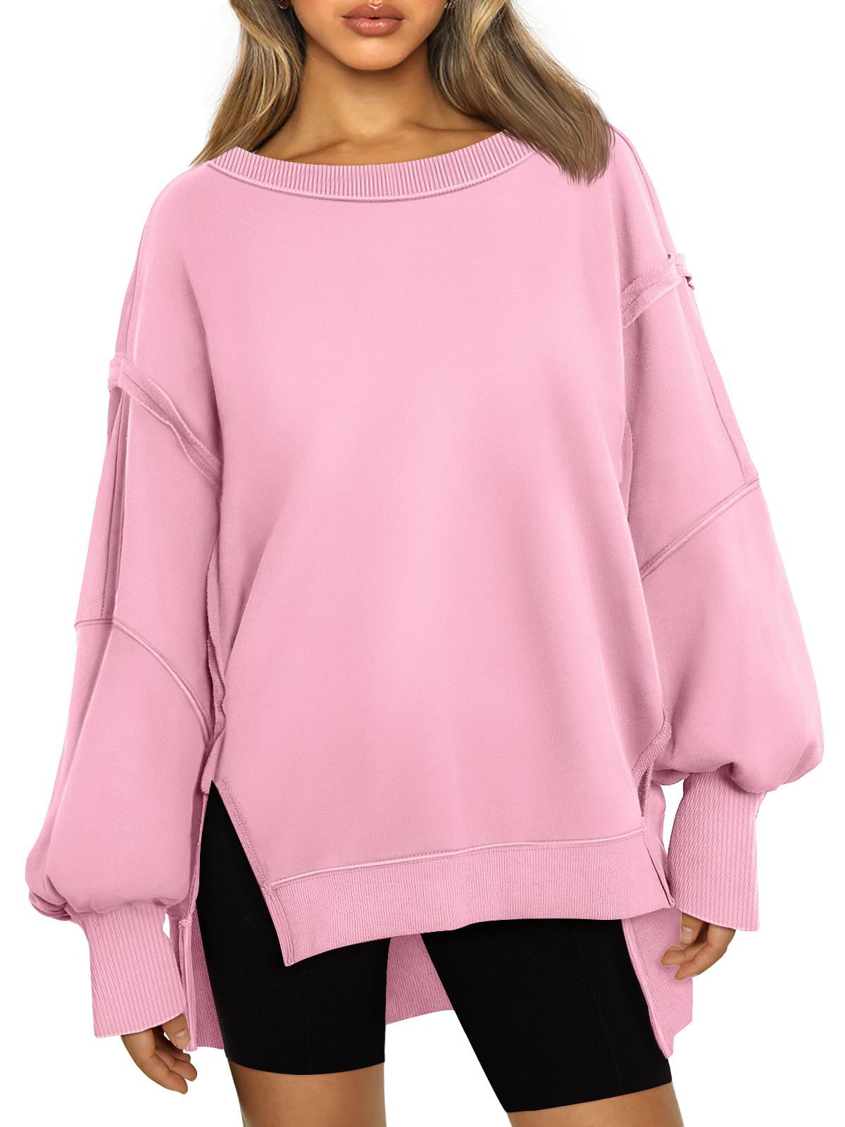 Women's Cozy Hooded Round-Neck Casual Sweatshirt