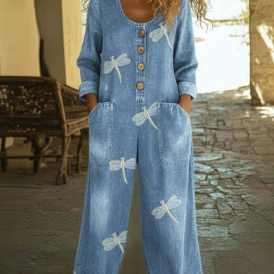 Comfortable Sleeveless Casual One-Piece Wide-Leg Jumpsuit