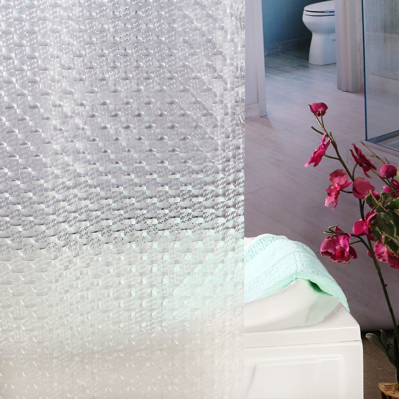 Punch-free Bathroom Partition Curtain