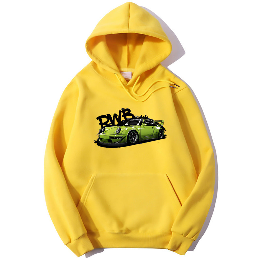 Initial D Porsche RWB Graphic Hoodie - Cozy Streetwear Sweatshirt