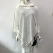 Plus Size Solid Color Cape Shawl for Women