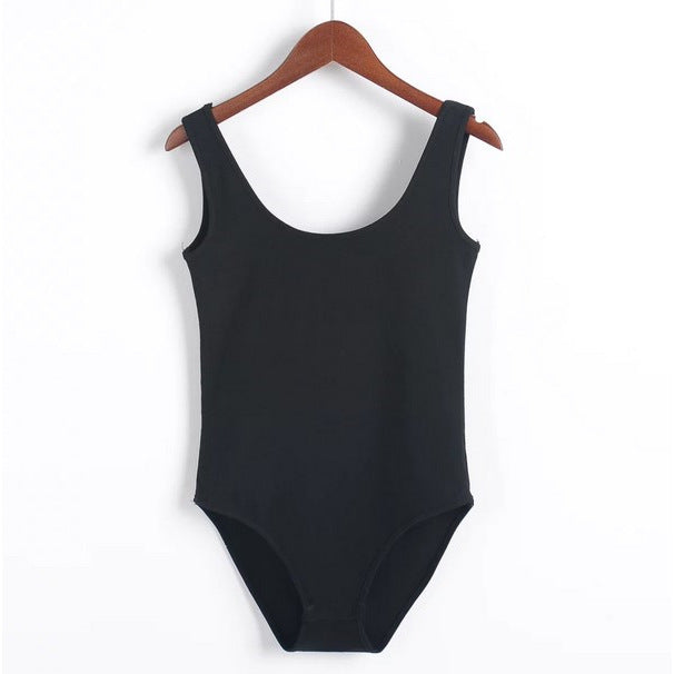 European And American Style Retro Slim Thai I-shaped Vest Jumpsuit