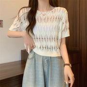 Lightweight Hollow-Out Quick-Dry Short Sleeve Shirt